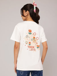 DressBerry Graphic Printed Round Neck T-shirt