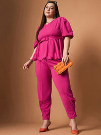 SASSAFRAS Curve Top & Trousers Co-Ords Set