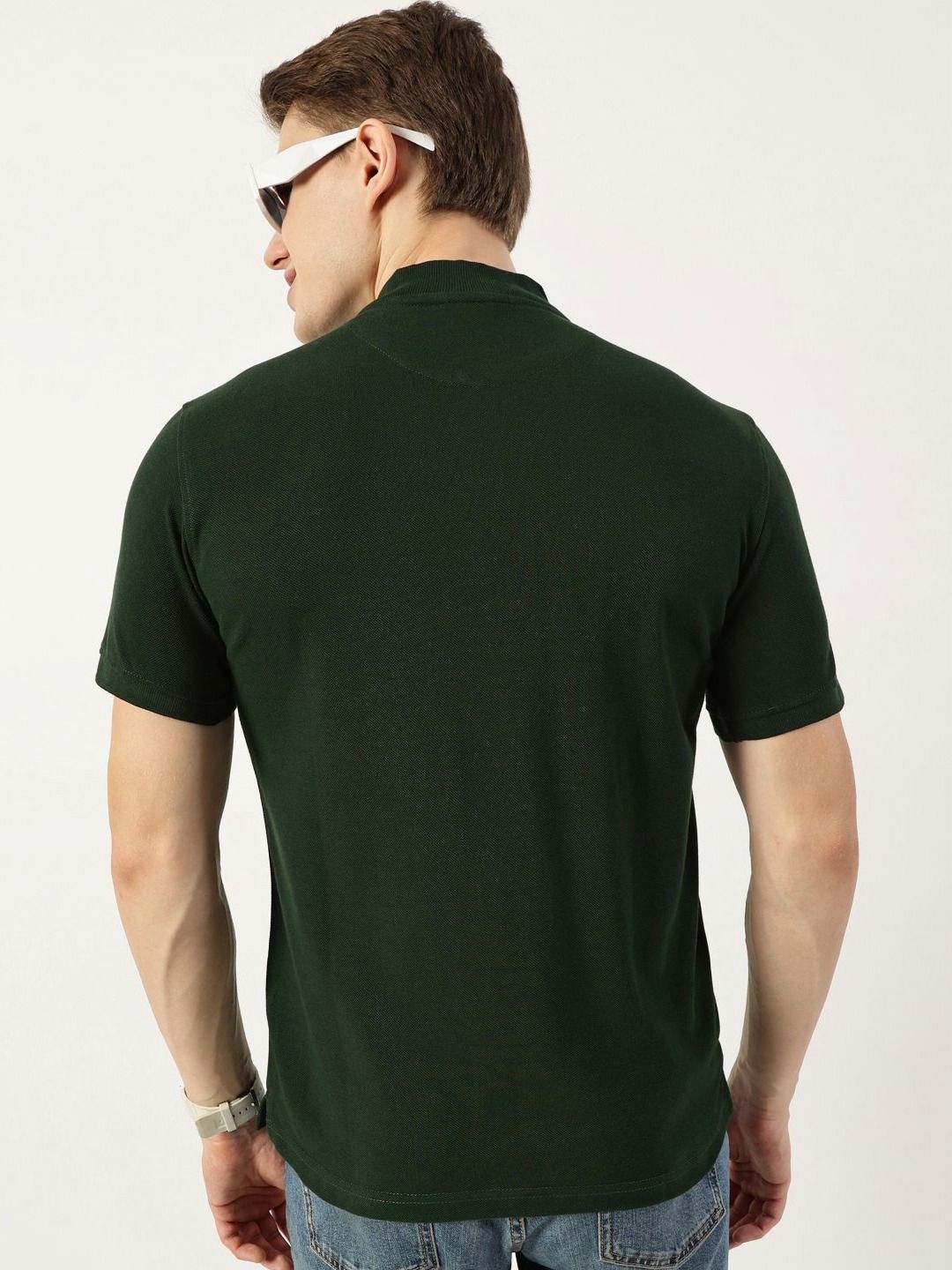 Thomas Scott Men Mandarin Collar T-shirt