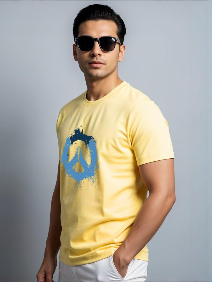 ADRO Men Yellow Tshirts