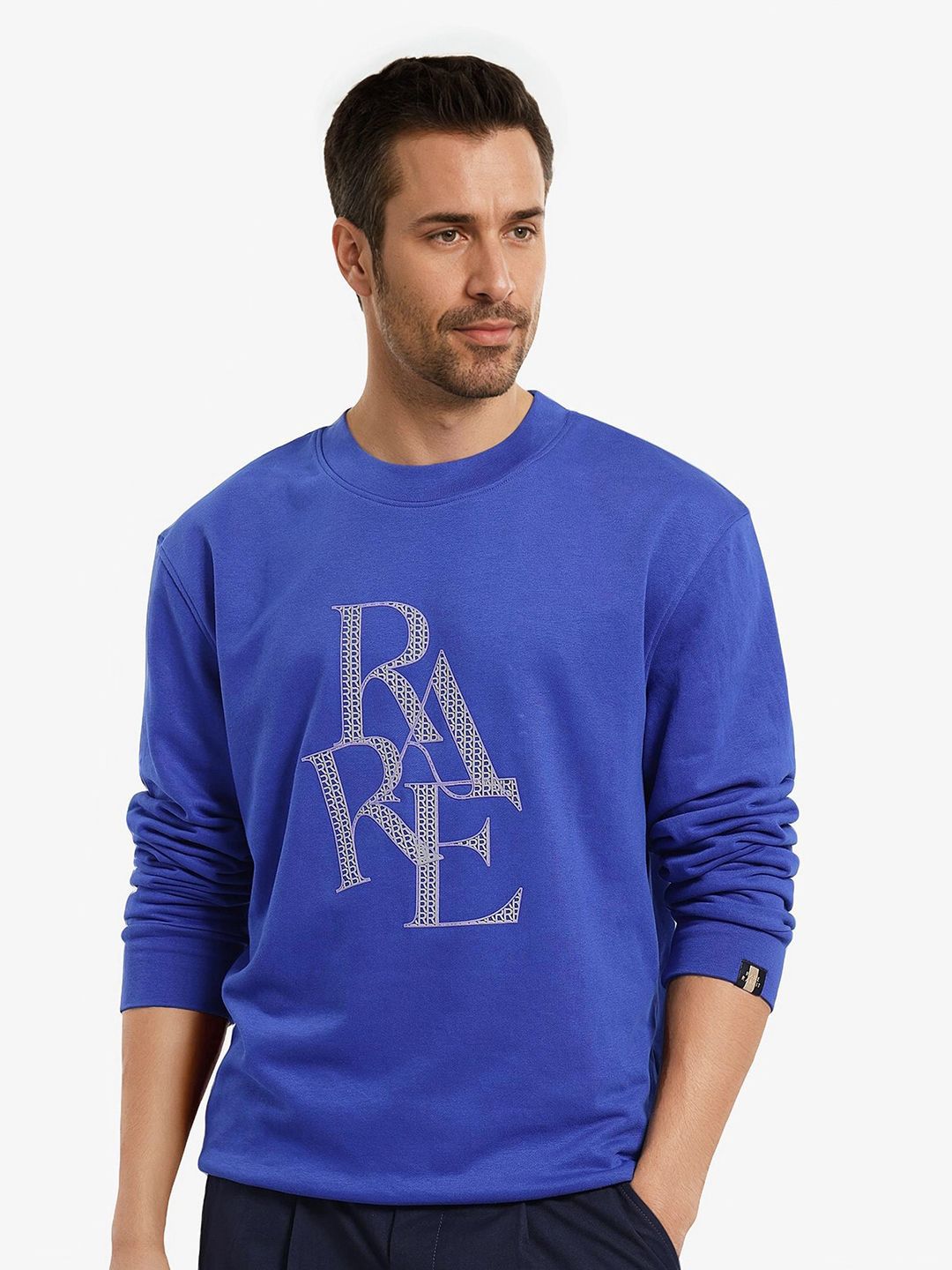 RARE RABBIT Men Printed Sweatshirt
