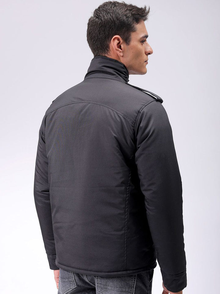 The Indian Garage Co Men Slim Fit Military Bomber Utility Jacket