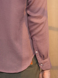 Campus Sutra Men Comfort Textured Opaque Casual Shirt