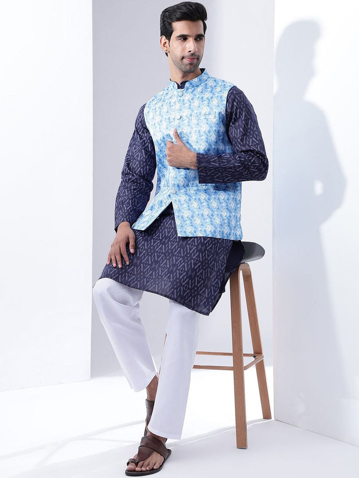 Anouk Men Ethnic Motifs Printed Kurta with Pyjama