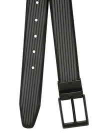 Teakwood Leathers Men Textured Leather Reversible Belt