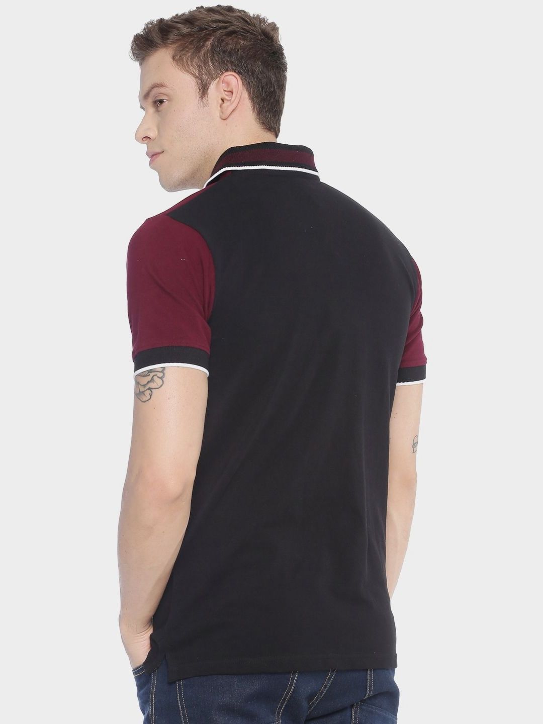 Baju-T Kolar Polo Berkolar ADRO Lelaki