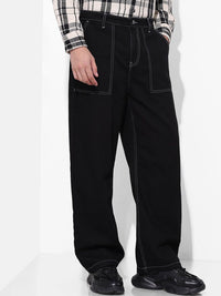 The Indian Garage Co Men Relaxed Fit Mid-Rise Cotton Jeans