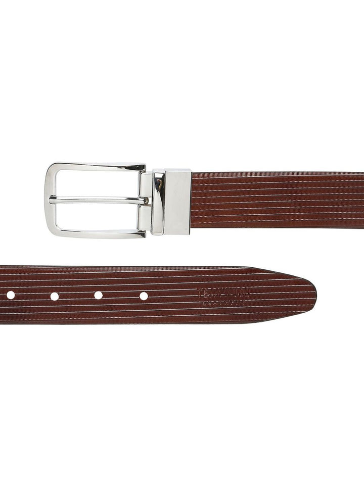Teakwood Men Leathers Textured Tang Formal Belt