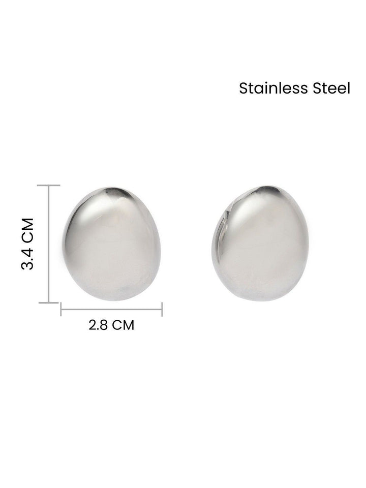 SALTY Convivial Stainless Steel Contemporary Drop Earrings