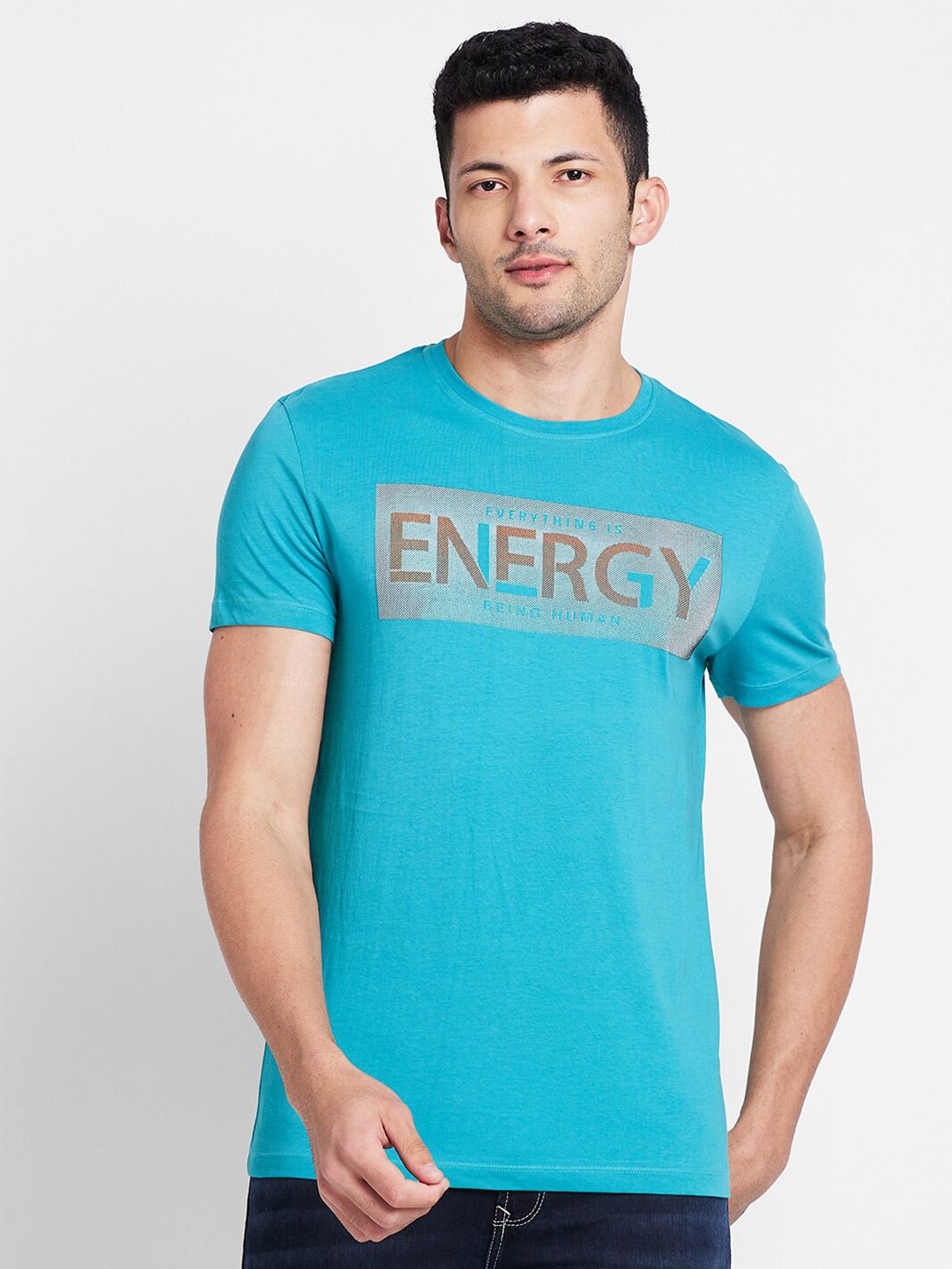 Being Human Typography Printed Casual T-shirt