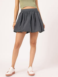 DressBerry Urban Boho Gathered Balloon Mini Skirt