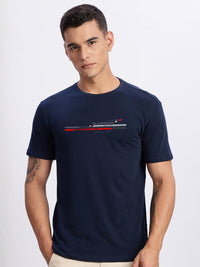 ADRO Men Navy Blue Tshirts