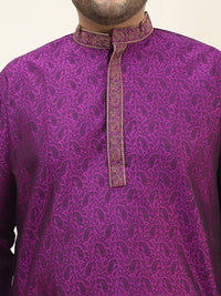 SOJANYA PLUS Ethnic Motifs Embroidered Straight Kurta