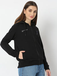 SPYKAR Women Hooded Sweatshirt