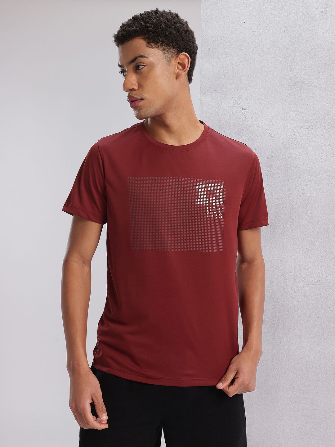 HRX by Hrithik Roshan Printed Rapid-Dry Training T-shirt