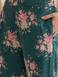 Sanskrutihomes dicetak baju kapas tulen dengan co-ords seluar