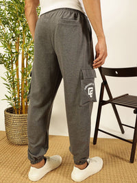 Thomas Scott Men Relaxed Fit Mid Rise Cargo Joggers