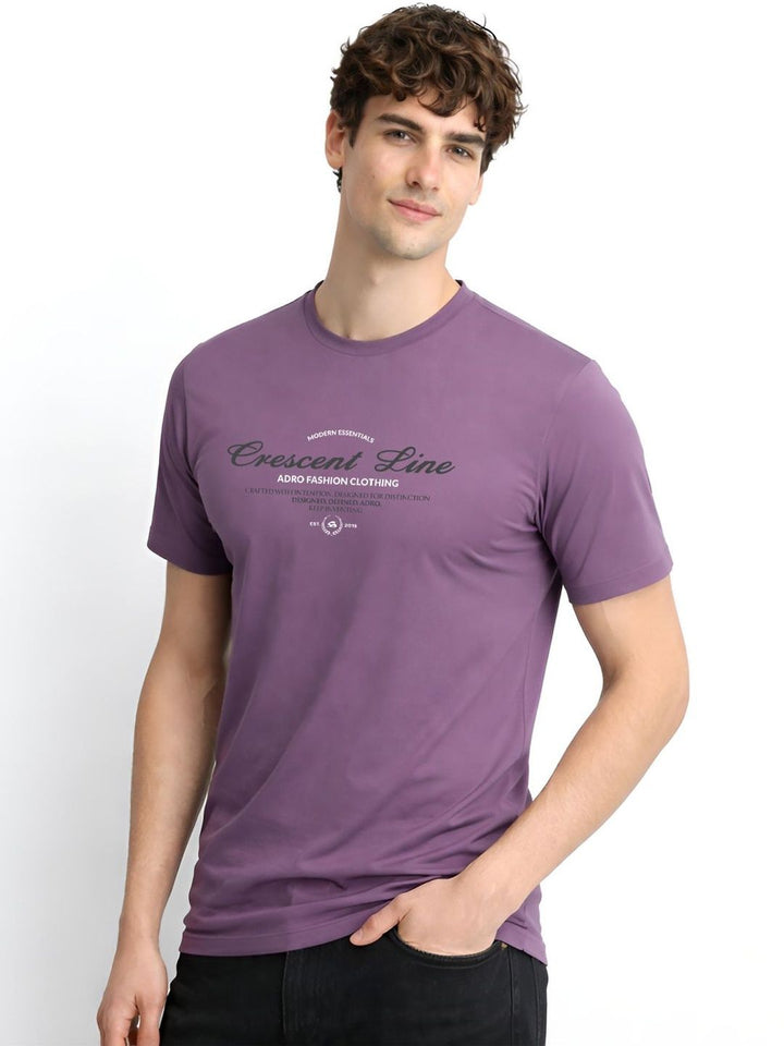 ADRO Men Typography Printed T-shirt