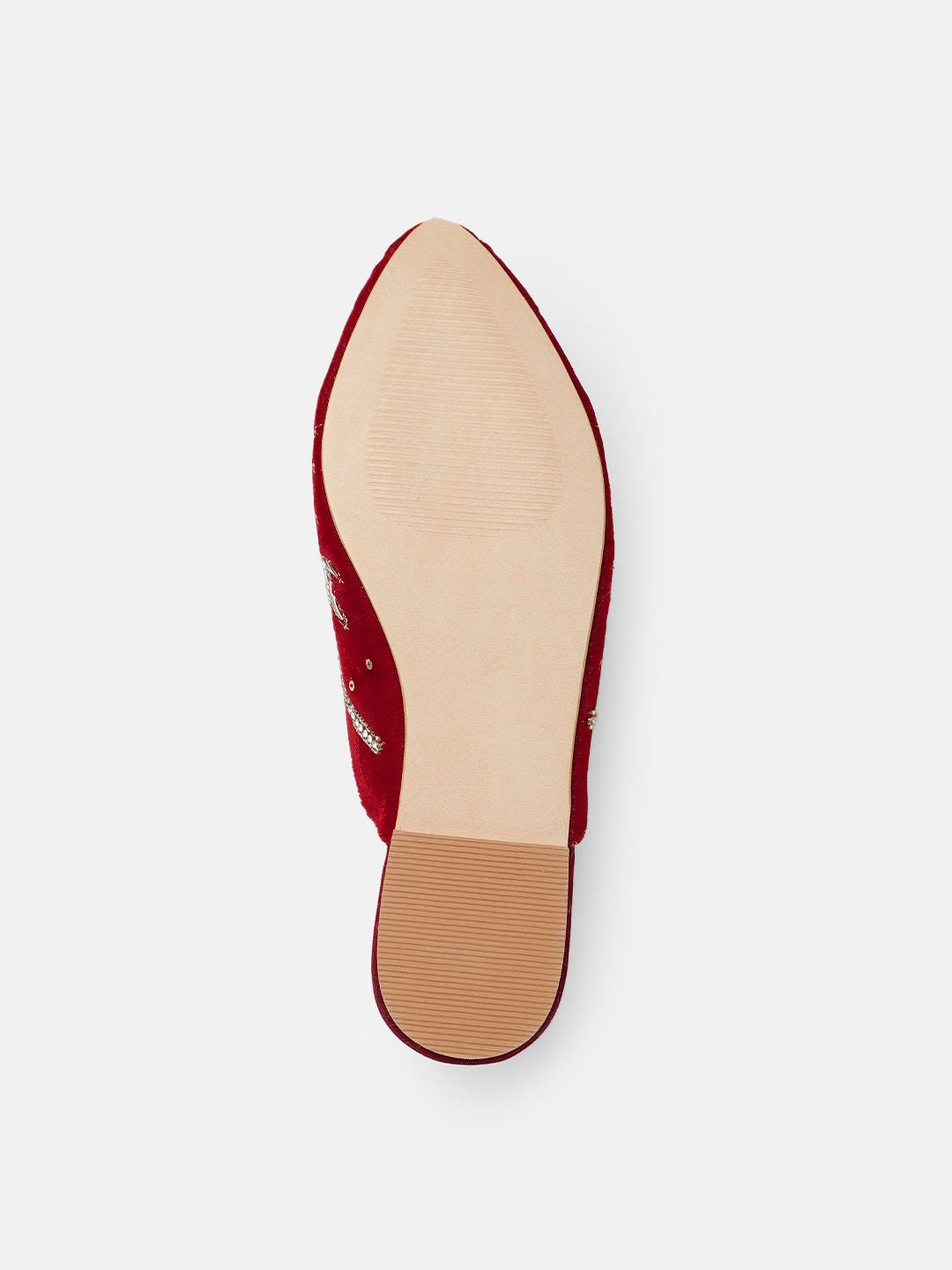 House of Pataudi Women Embellished Ethnic Mules Flats