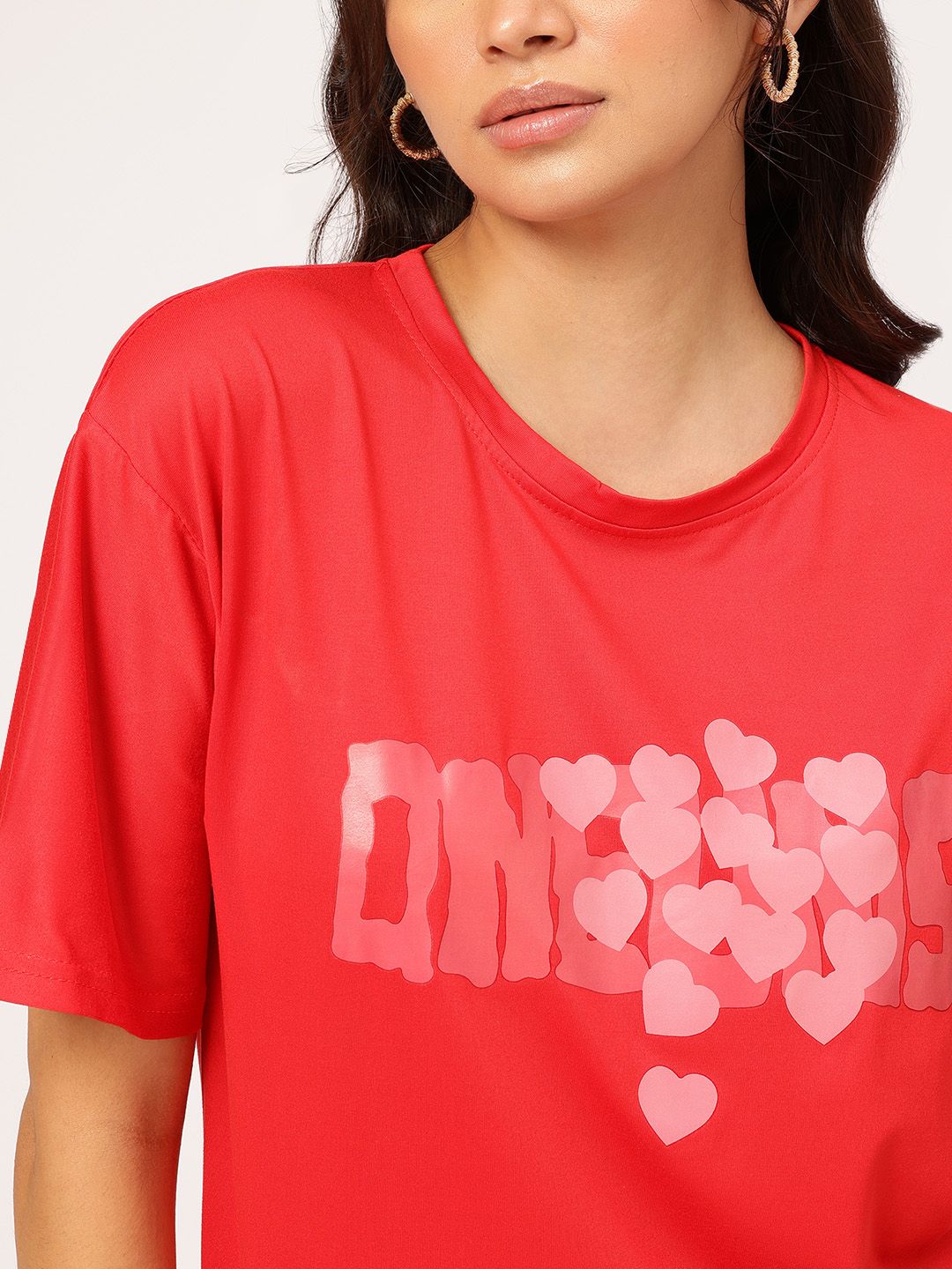 DressBerry Love Language Printed Relaxed T-shirt