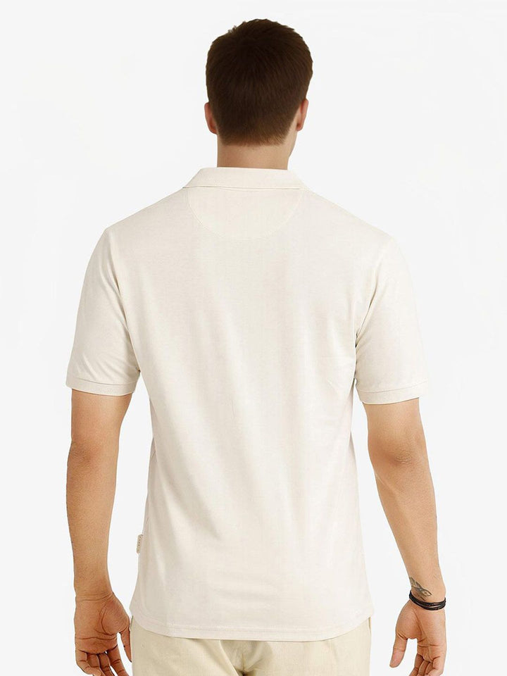 RARE RABBIT Men V-Neck Raw Edge T-shirt