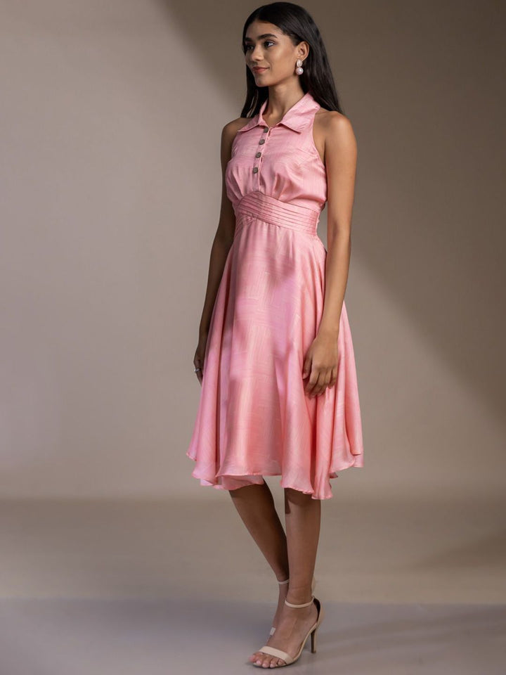 Pakaian Coller Fit & Flare Baju Wanita Mamicha