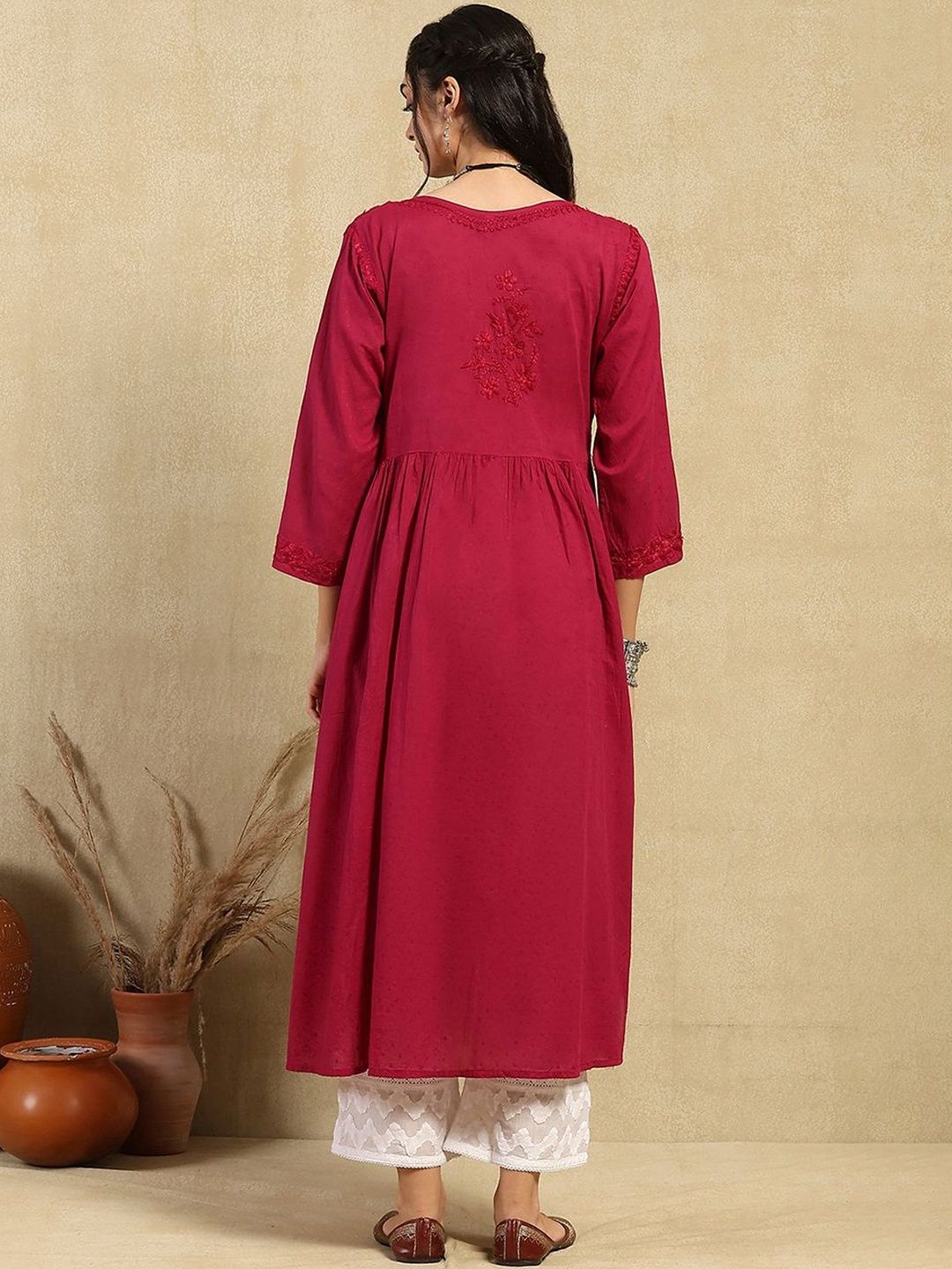 Rumah Wanita Chikankari Kurta Chikankari