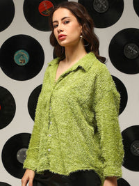 Campus Sutra Women Comfort Opaque Printed Casual Shirt
