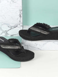 Mochi Embellished Platform Mules