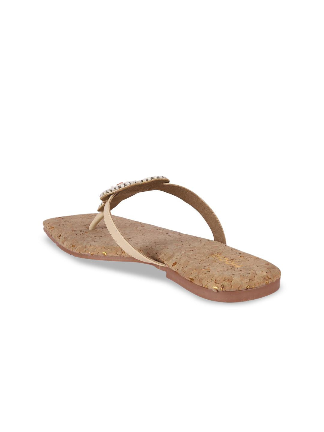 Mochi Women Open Toe Slip-On Flats