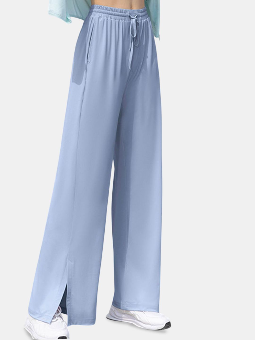 HRX by Hrithik Roshan Women Flared-Fit Mid-Rise Track Pants