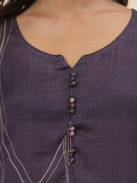 Mamicha Women Printed Regular Pure Cotton Kurta with Trousers & With Dupatta