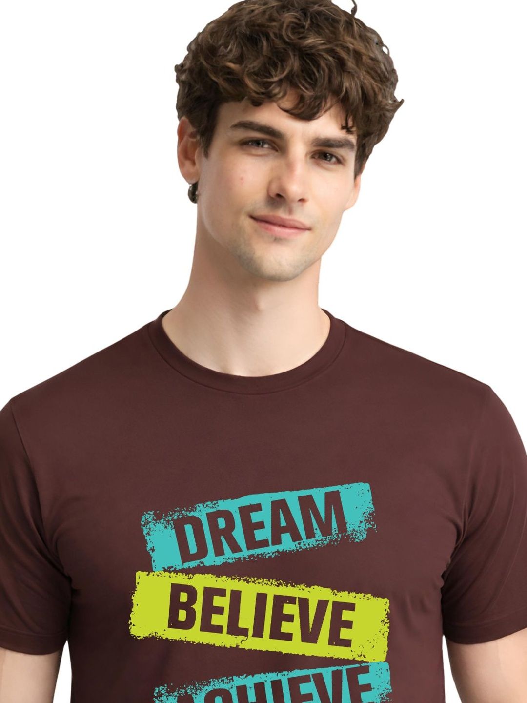 ADRO Men Typography Printed T-shirt