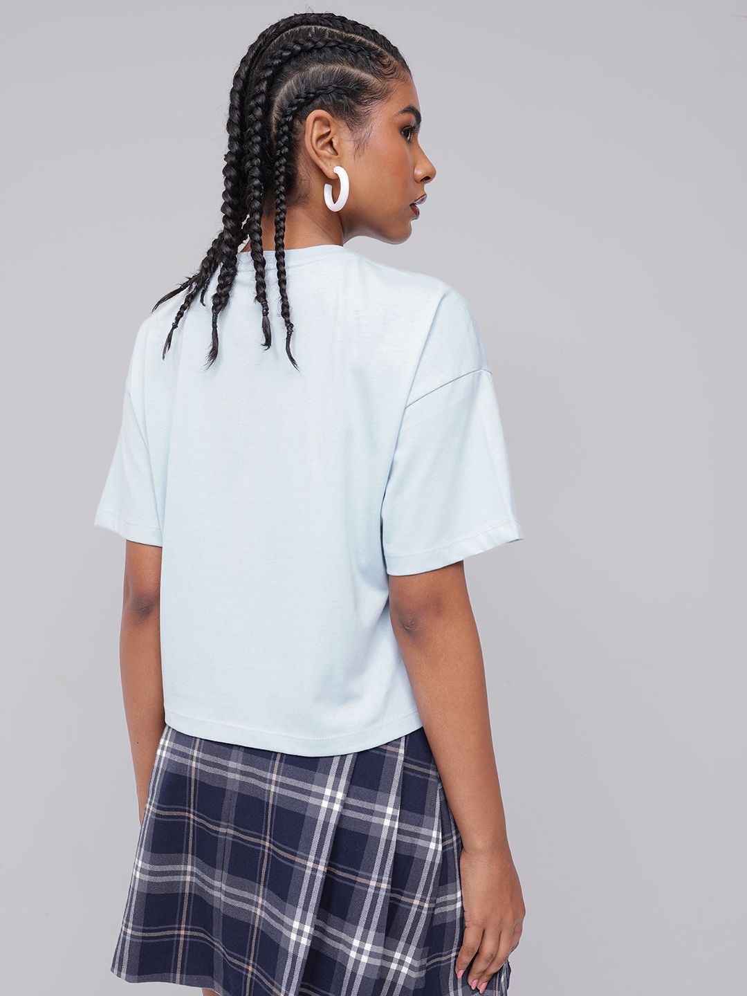 DressBerry Comfy Vibe Typography Printed T-Shirt