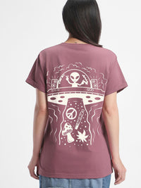 T-shirt dicetak wanita bewakoof