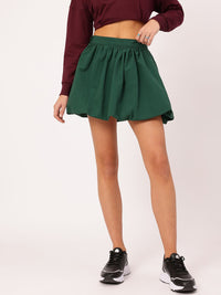DressBerry Dreamy Drape Gathered Balloon Mini Skirt