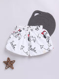 Happy Faces Kids Girls Snoopy Printed Pure Cotton Shorts
