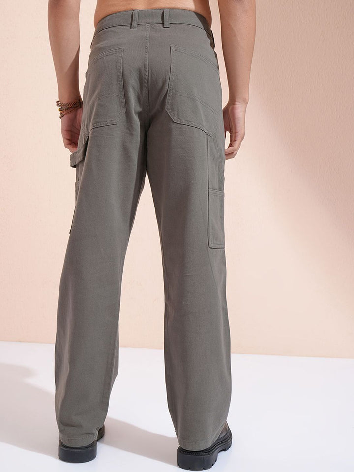 HIGHLANDER Men Carpentar Fit Cargo Trousers