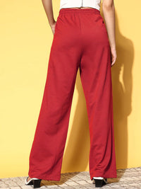 SASSAFRAS Women Graphic Printed Cotton Regular Fit Track Pants