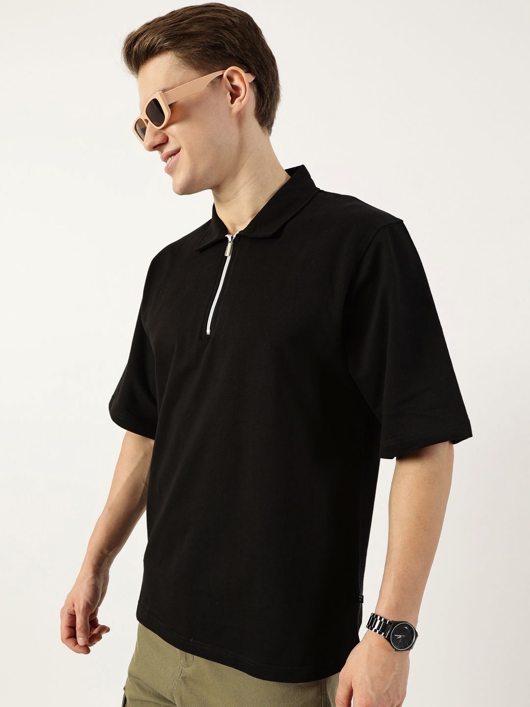 Thomas Scott Men Polo Collar Bio Finish T-shirt