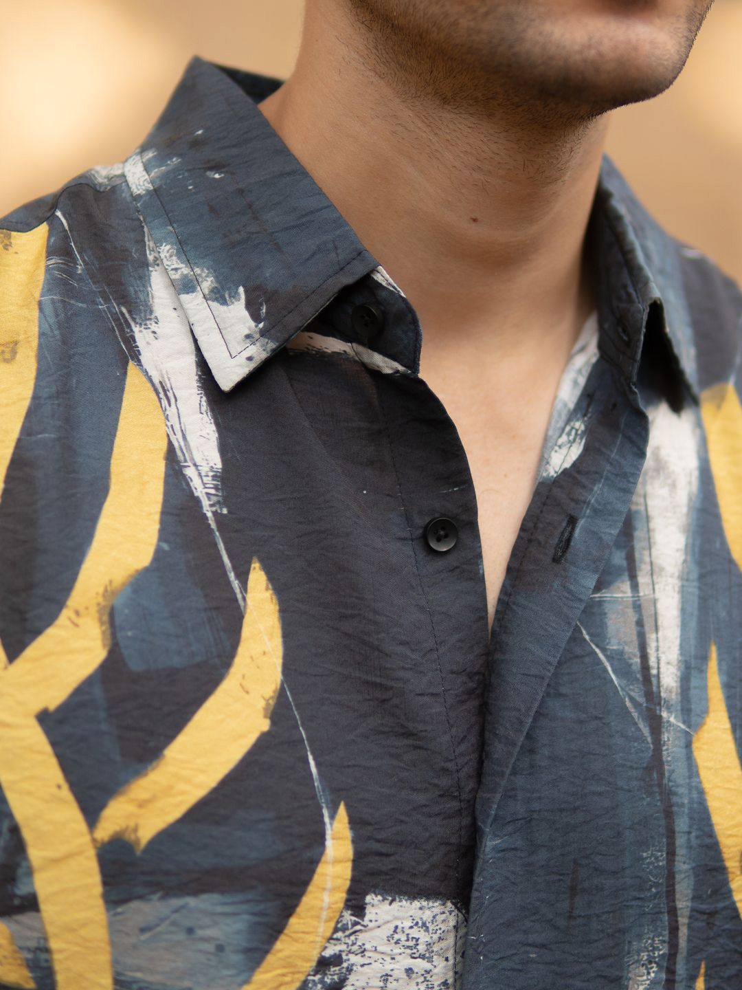 Powerlook Men Abstract Printed Casual Shirt