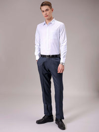 The Indian Garage Co. X Luxe Men Spread Collar Micro Checked Slim Fit Formal Shirt
