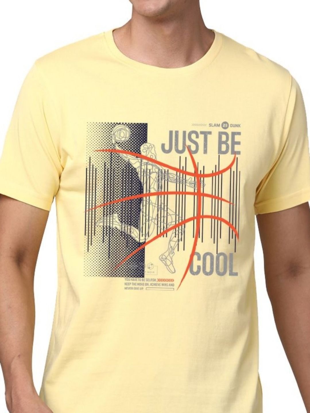 ADRO Men Graphic Printed Pure Cotton Round Neck T-shirt