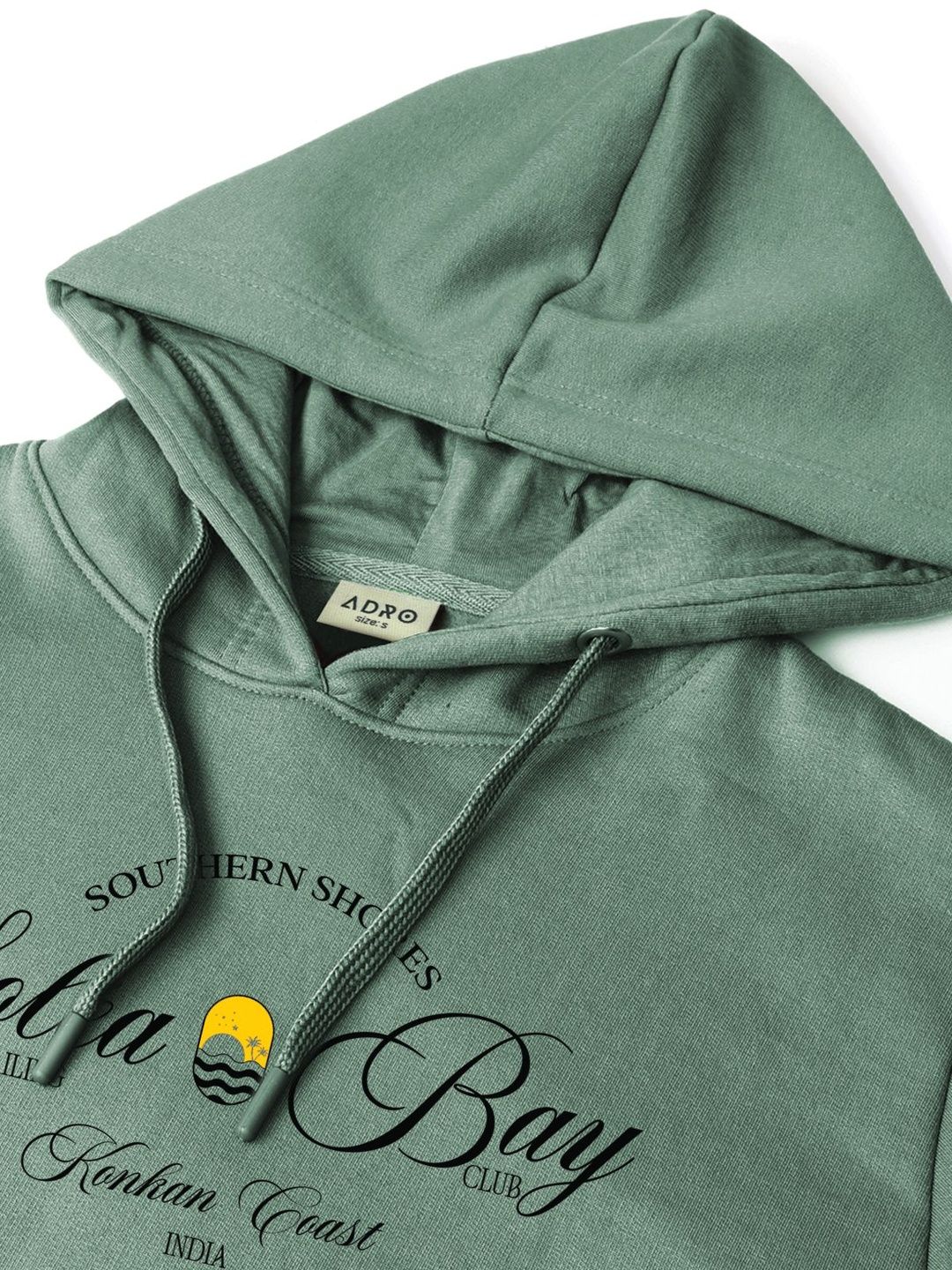 Adro Southern Shores Solea Bay 320 GSM Fleece Printed Graphic Hoodie