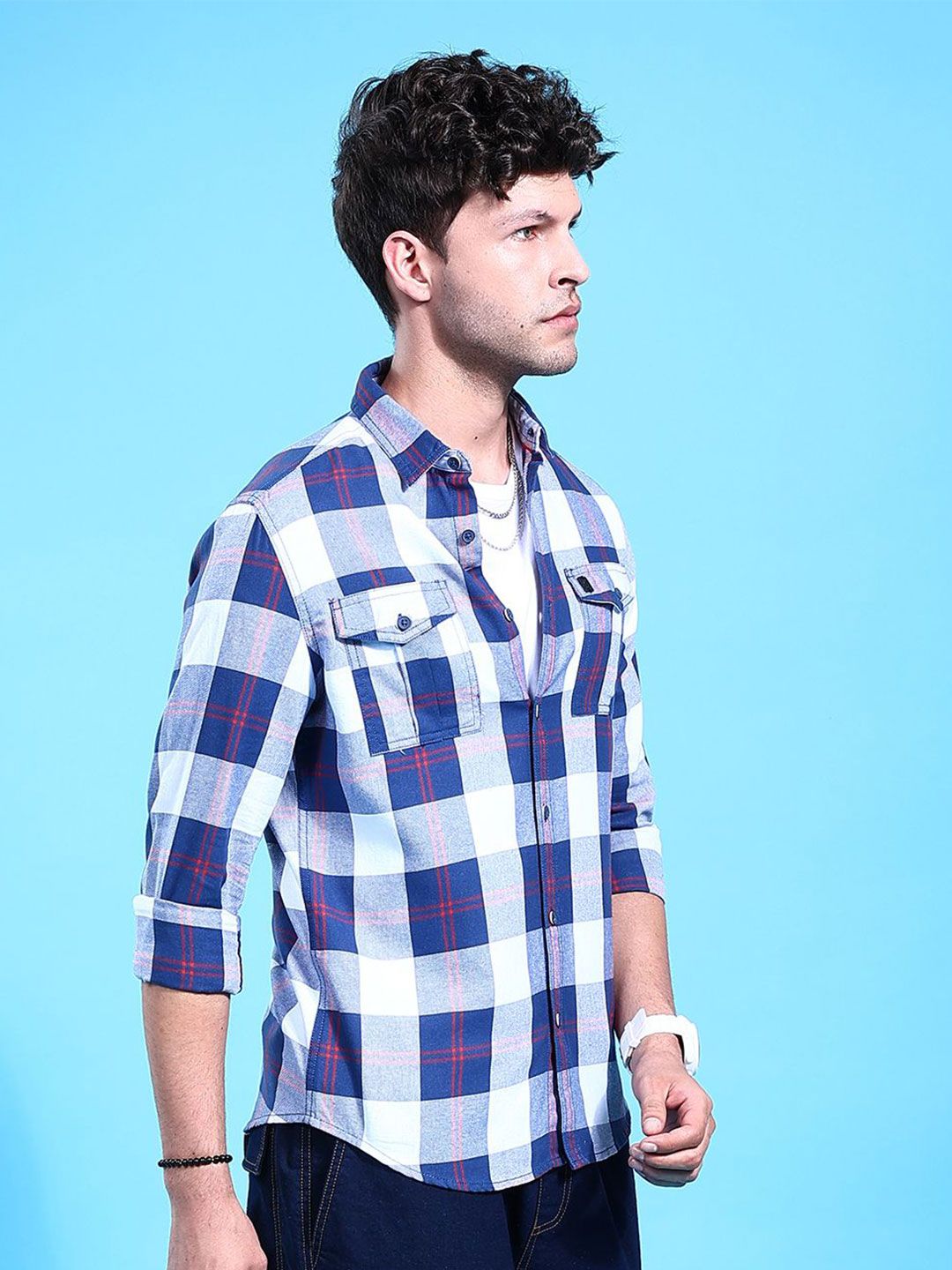The Indian Garage Co Checked Casual Shirt