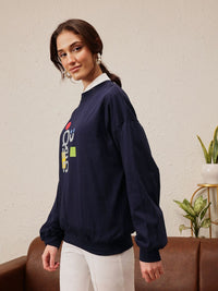 Quiero Women Printed Drop-Shoulder Sleeves Bio Finish T-Shirt