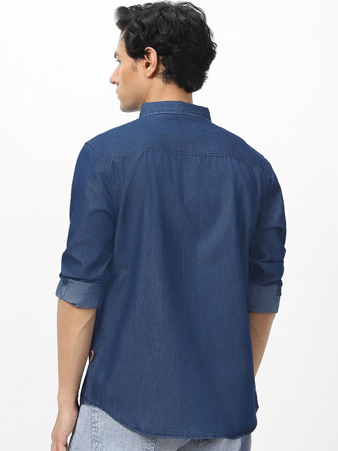 Urbano Fashion Men Full Sleeve Regular Fit Casual Denim Shirt
