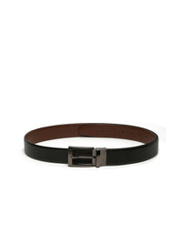 Teakwood Leathers Men Textured Leather Reversible Formal Belt