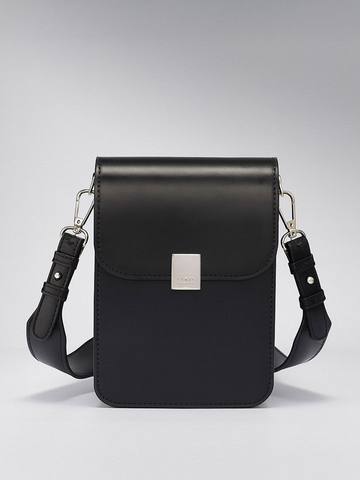 Lino Perros Structured Sling Bag WIth Detachable Sling Strap