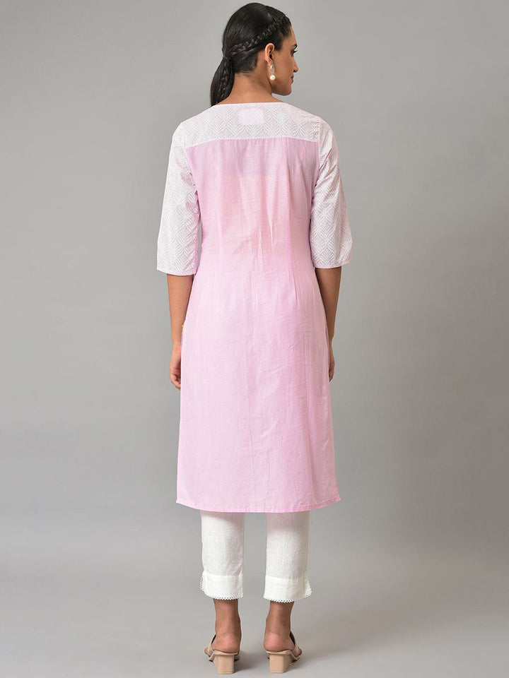 AURELIA Women Printed Sequinned Kaftan Kurta